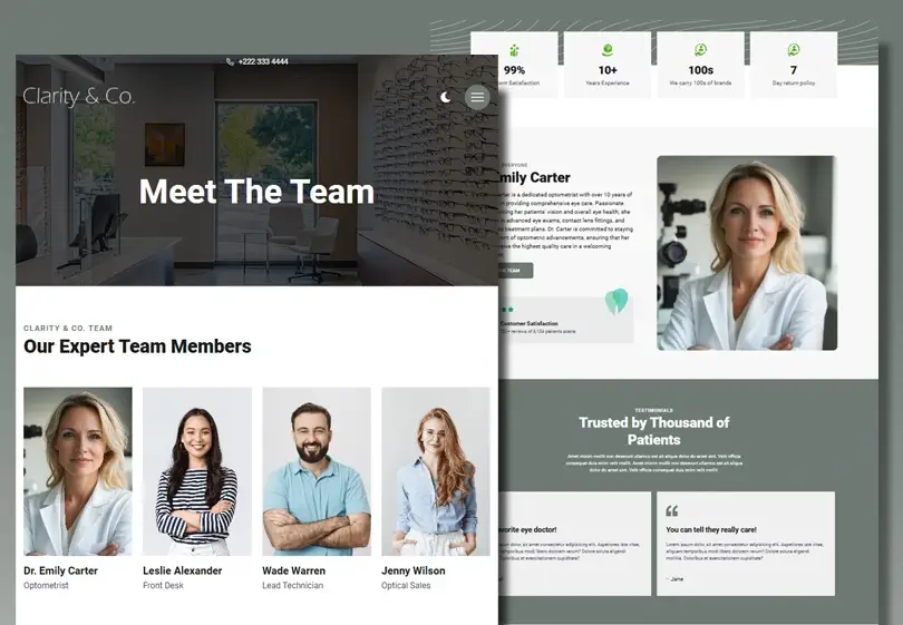 Meet The Team Builds Trust